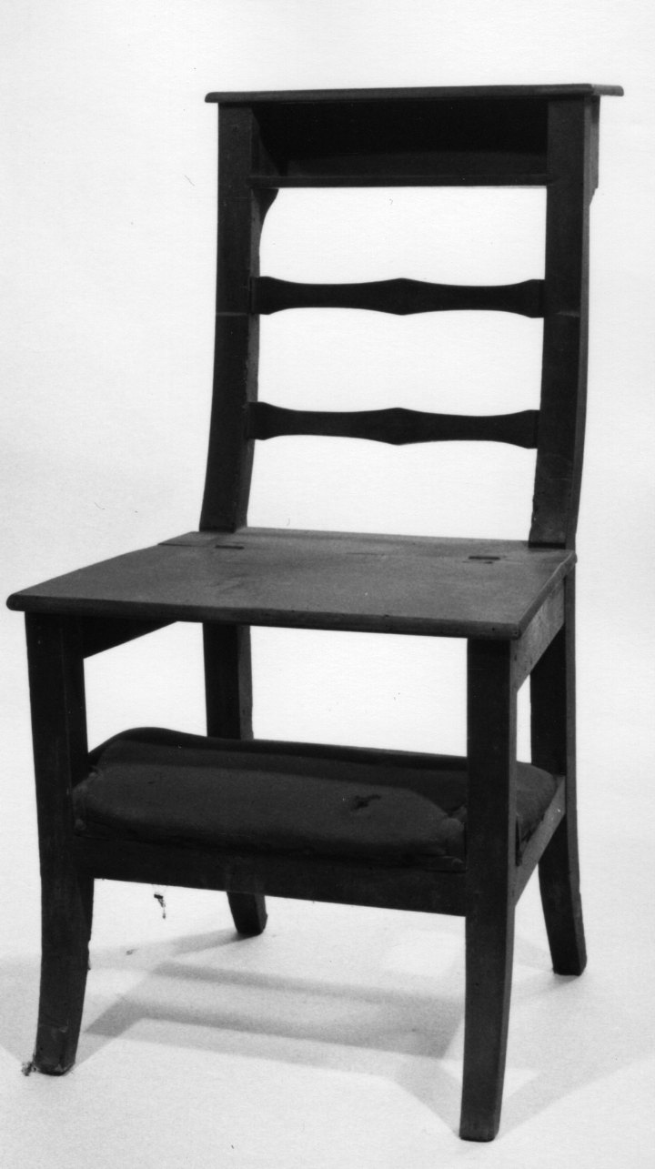 sedia con inginocchiatoio, serie - bottega piemontese (fine/inizio, seconda metà secc. XIX/ XX, sec. XX)