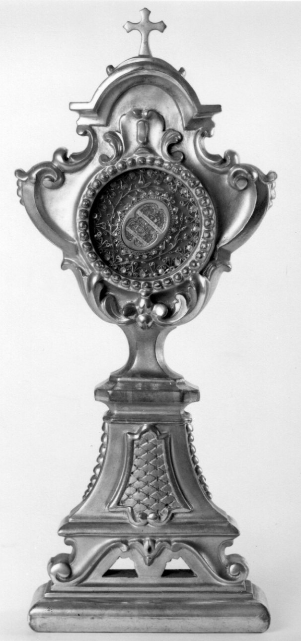 reliquiario - a ostensorio, opera isolata - bottega piemontese (prima metà sec. XX)