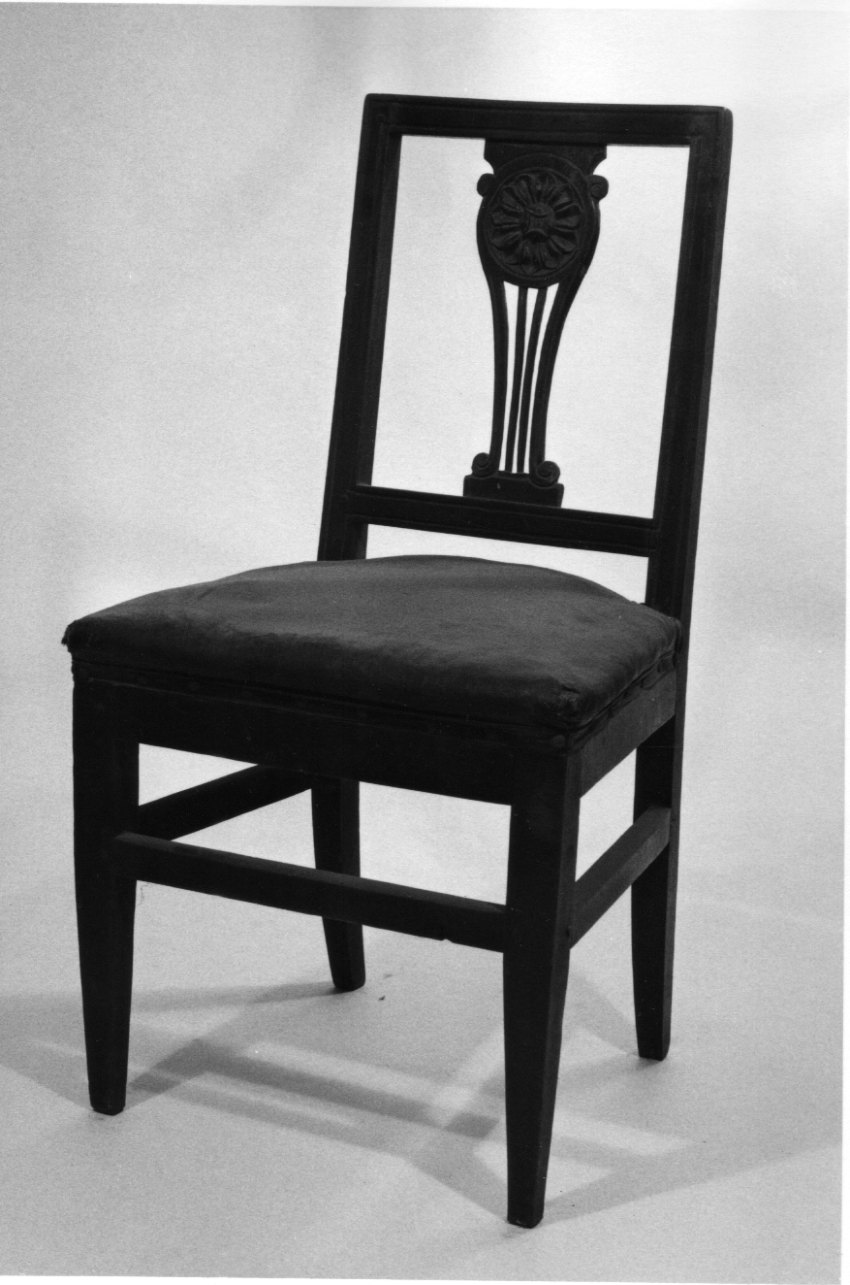 sedia, opera isolata - bottega piemontese (prima metà sec. XX)