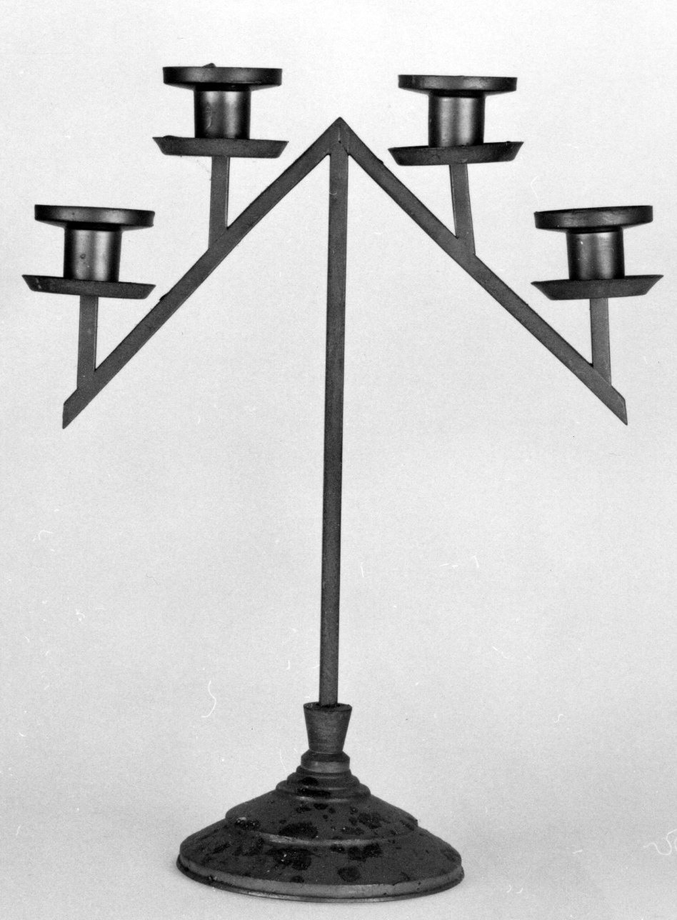 candeliere, serie - produzione piemontese (primo quarto sec. XX)