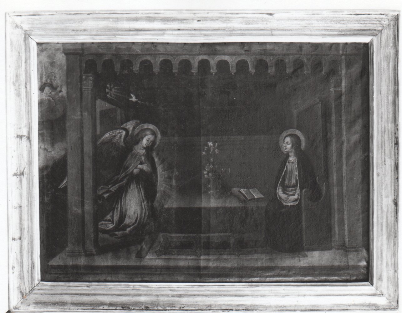 Annunciazione (dipinto, opera isolata) - ambito piemontese (prima metà sec. XVII)