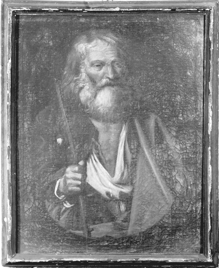figura maschile di anziano (dipinto, opera isolata) - ambito bergamasco (metà sec. XVIII)