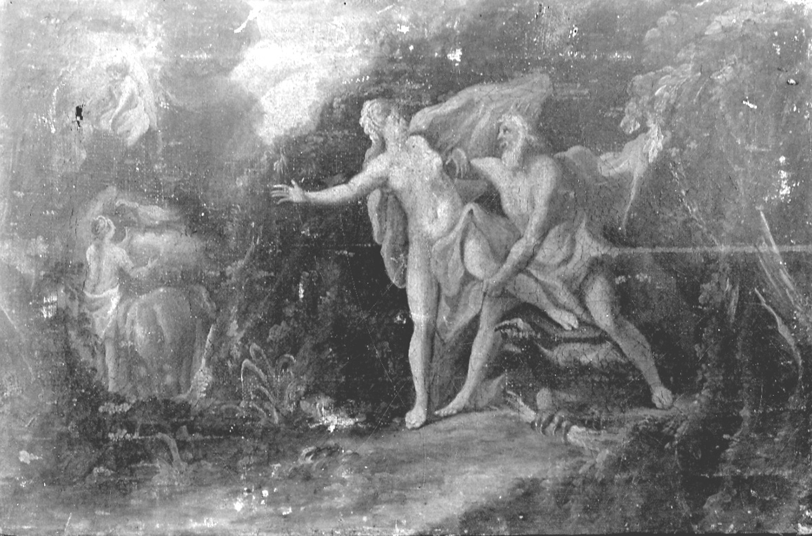 scena mitologica (dipinto, opera isolata) - ambito emiliano-lombardo (prima metà sec. XVIII)