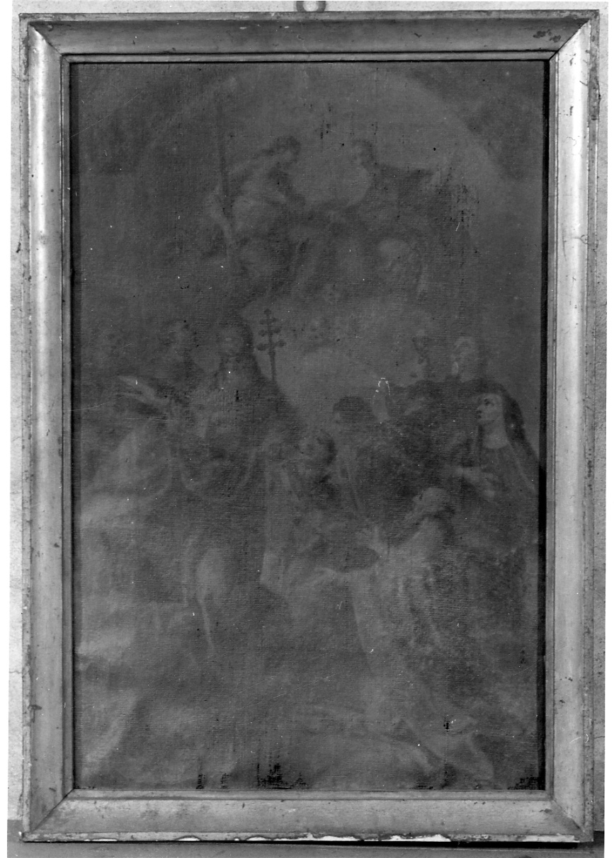 Trinità e Santi (dipinto, opera isolata) - ambito piemontese (metà sec. XVIII)