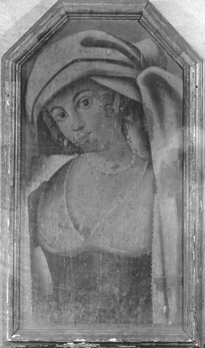 figura femminile (dipinto, opera isolata) - ambito tedesco (fine sec. XVI)