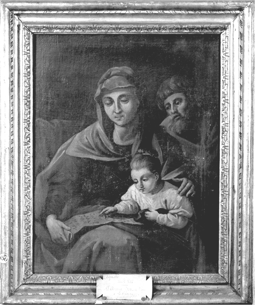 San Gioacchino Sant'Anna e Maria Vergine bambina (dipinto, opera isolata) - ambito piemontese (prima metà sec. XIX)