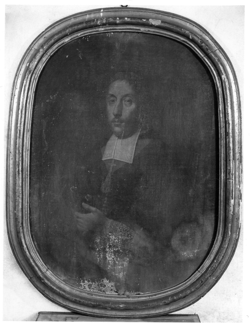 ritratto di ecclesiastico (dipinto, opera isolata) - ambito piemontese (seconda metà sec. XVII)