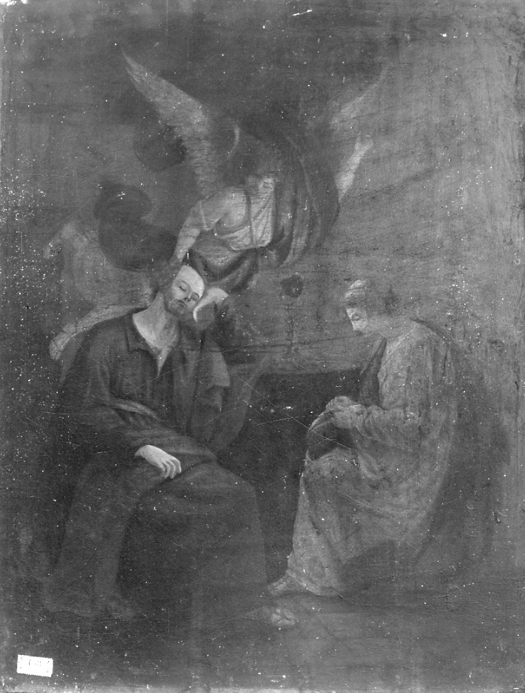 sogno di San Giuseppe (dipinto, opera isolata) - ambito piemontese (ultimo quarto sec. XVIII)