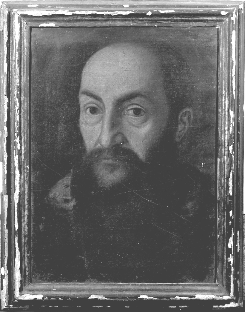 ritratto d'uomo (dipinto, opera isolata) - ambito lombardo (metà sec. XVII)