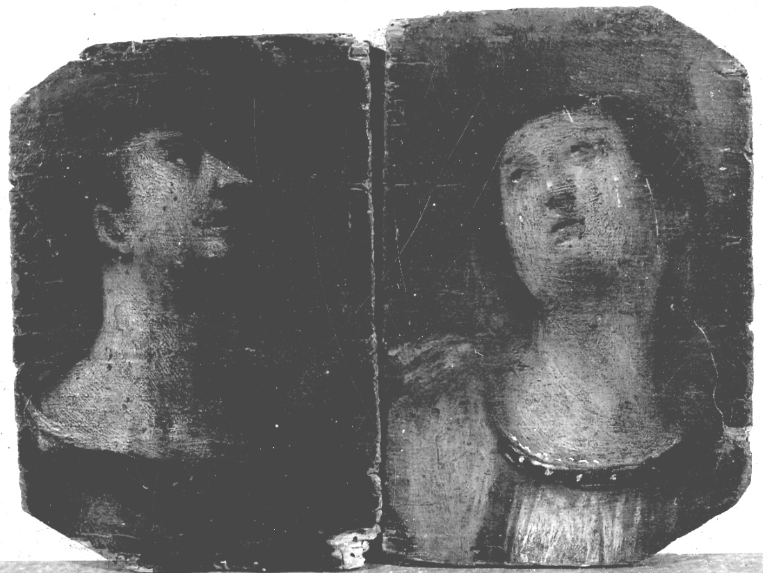 Santa Cecilia e Santo martire (dipinto, opera isolata) - ambito lombardo (seconda metà sec. XVI)
