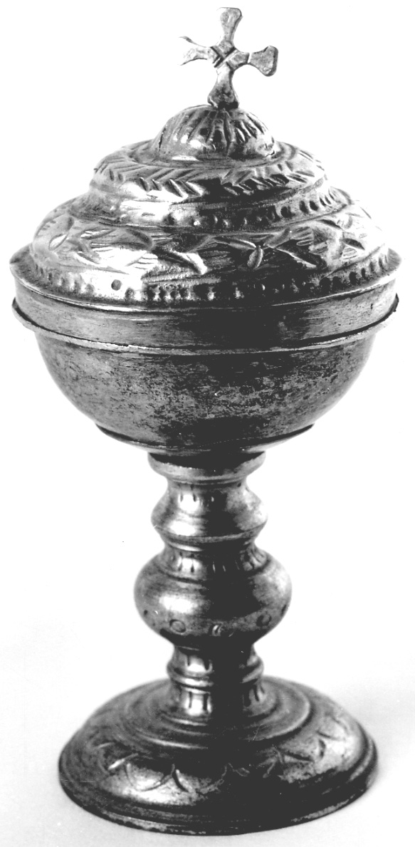 pisside, opera isolata - bottega lombardo-piemontese (sec. XVII)