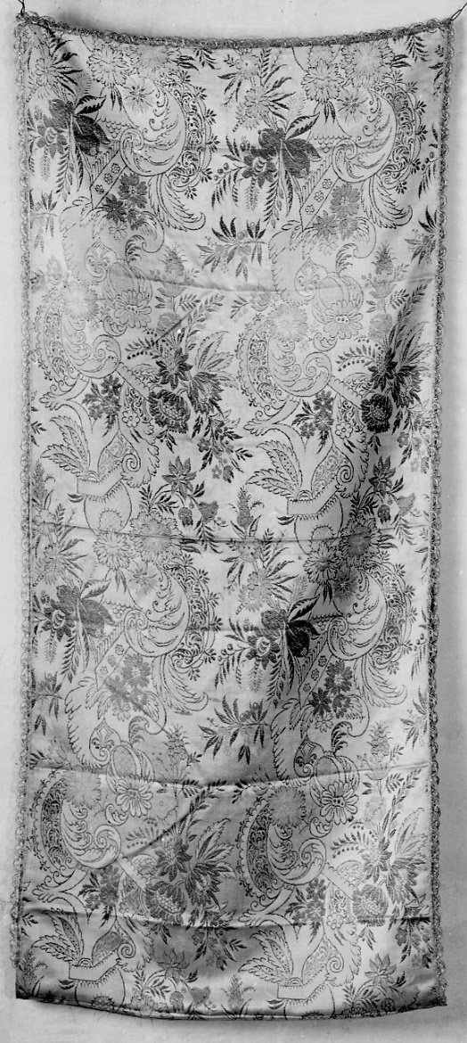 velo omerale, opera isolata - manifattura lombardo-piemontese (prima metà sec. XIX)