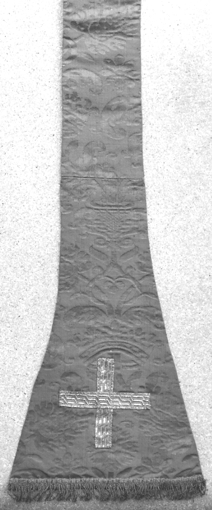 stola, elemento d'insieme - manifattura lombarda (seconda metà sec. XVI)