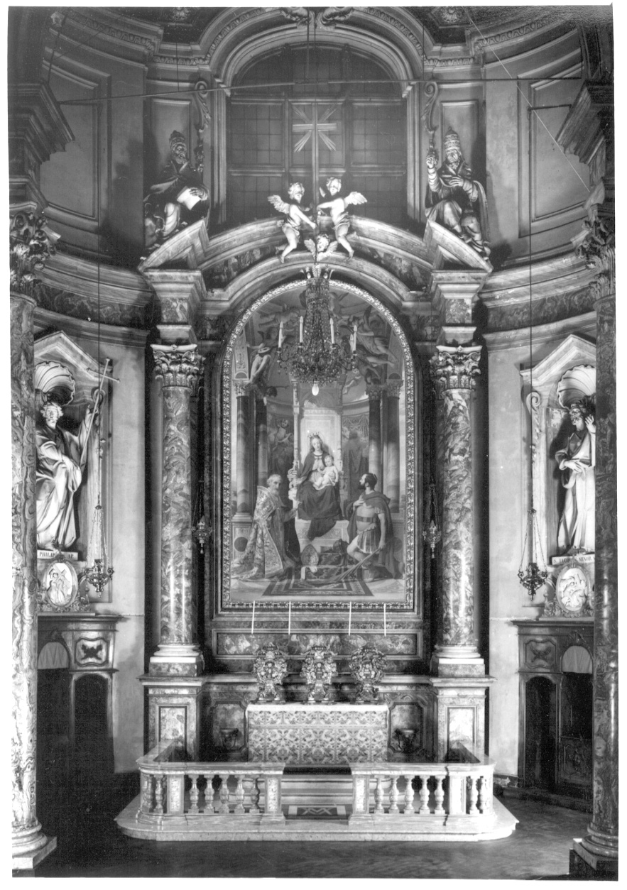 angeli reggenti la croce (scultura, elemento d'insieme) di Juvarra Filippo, Sacchetti Giovanni Battista (primo quarto sec. XVIII)
