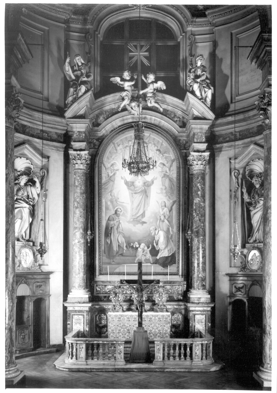 angeli reggenti la croce (scultura, elemento d'insieme) di Juvarra Filippo (bottega), Sacchetti Giovanni Battista (primo quarto sec. XVIII)
