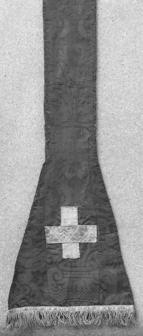 stola, elemento d'insieme - manifattura italiana (seconda metà sec. XVI)