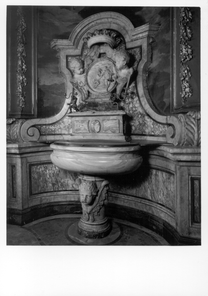 fonte battesimale, opera isolata - ambito piemontese (secondo quarto sec. XVIII)