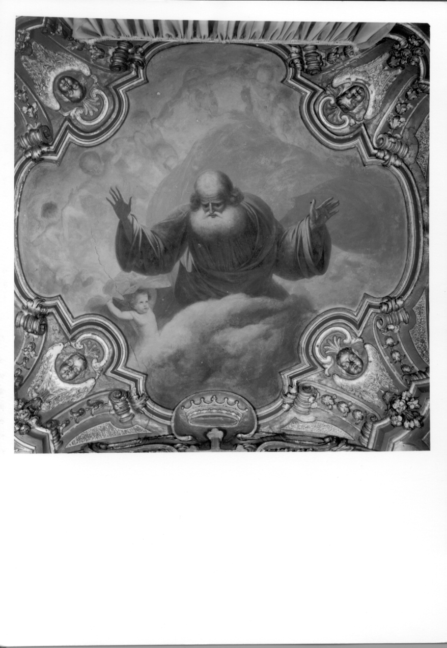 Dio Padre e angeli (dipinto, opera isolata) - ambito piemontese (secondo quarto sec. XVIII)