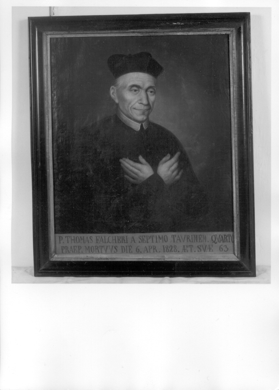 ritratto di Tommaso Falcheri (dipinto, opera isolata) di Chiantore Stefano (secondo quarto sec. XIX)