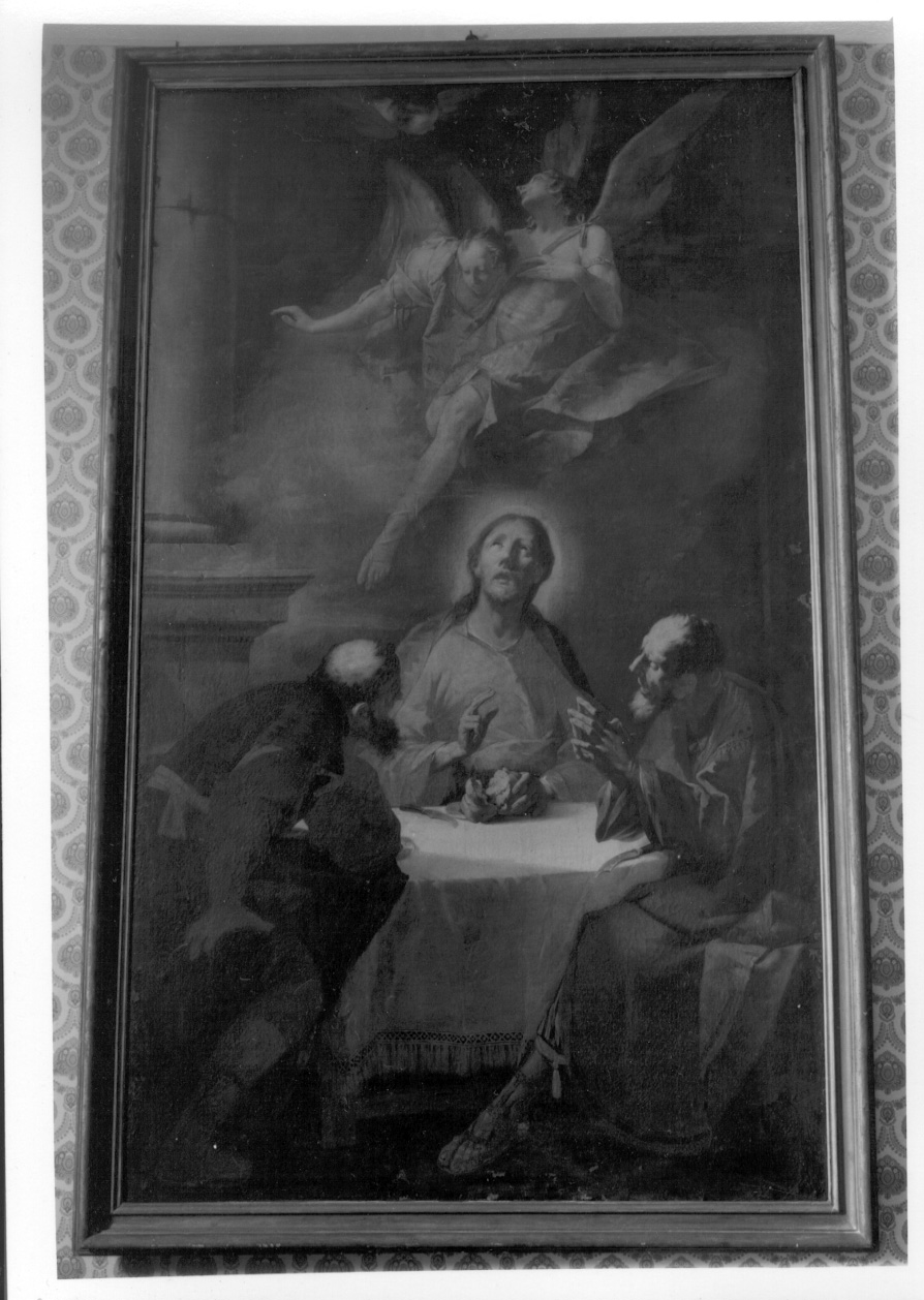Cena in Emaus, cena in Emmaus (dipinto, opera isolata) di Ligari Cesare (metà sec. XVIII)