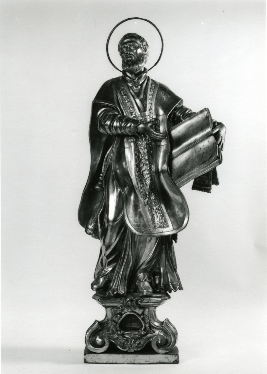 San Filippo Neri (reliquiario - a statua, opera isolata) - bottega piemontese (primo quarto sec. XVIII)