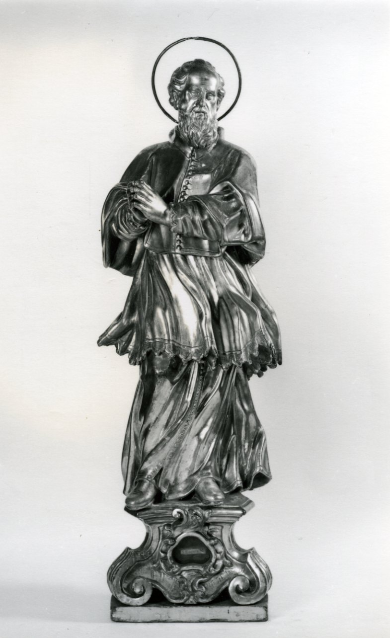 San Francesco di Sales (reliquiario - a statua, opera isolata) - bottega piemontese (primo quarto sec. XVIII)
