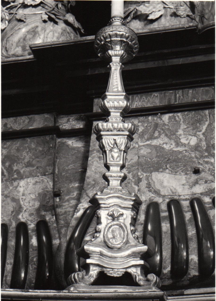 candeliere, serie - bottega piemontese (metà sec. XIX)