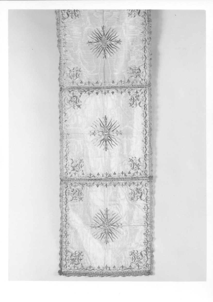 banda coprileggio, elemento d'insieme - manifattura italiana (ultimo quarto, ultimo quarto sec. XIX, sec. XX)