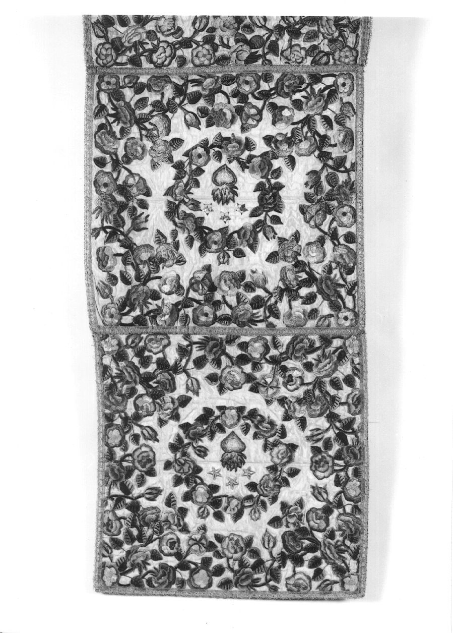 banda coprileggio, elemento d'insieme - manifattura italiana (fine, ultimo quarto sec. XVIII, sec. XX)