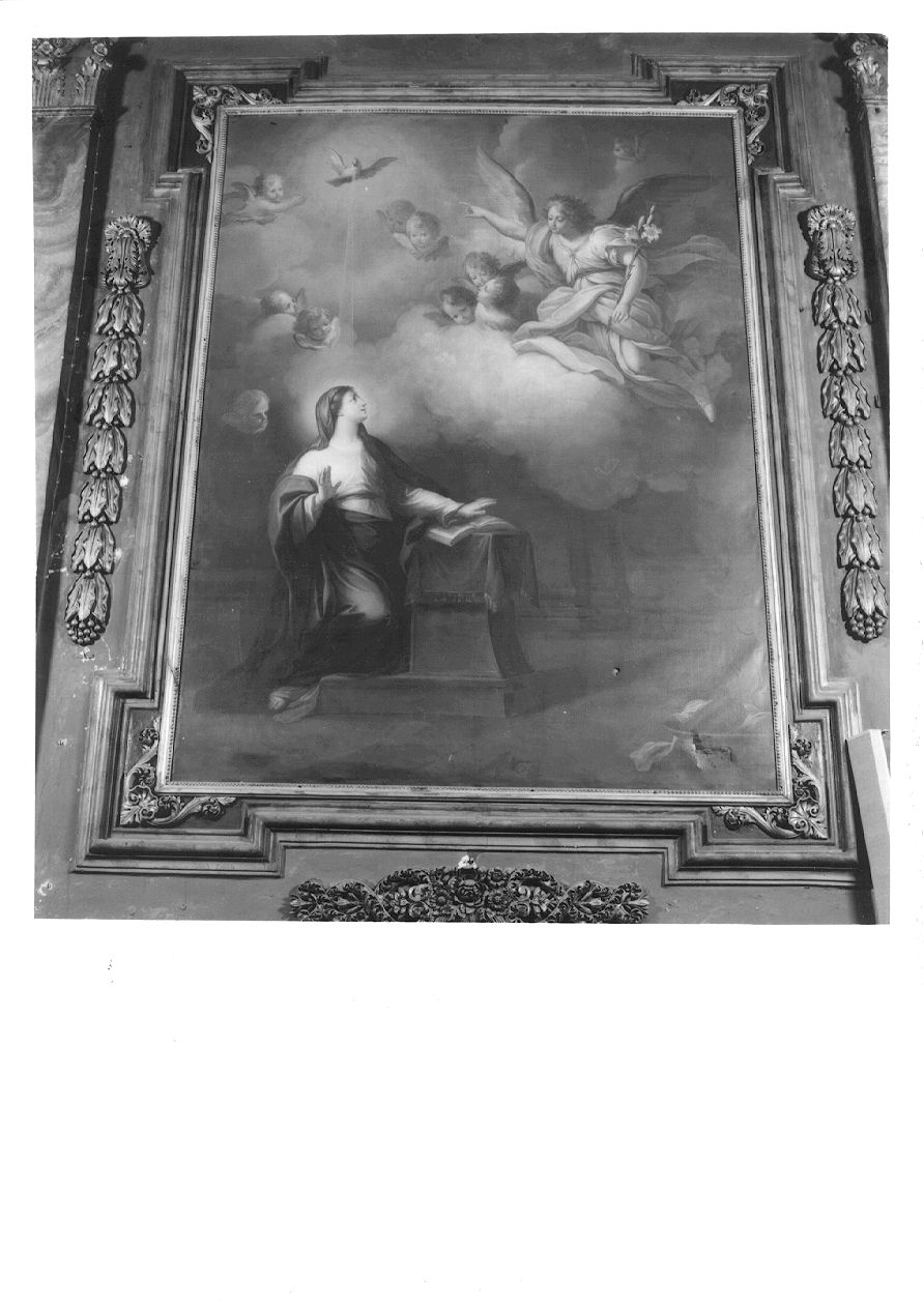 Annunciazione (dipinto, opera isolata) di Conca Giovanni (secondo quarto sec. XVIII)