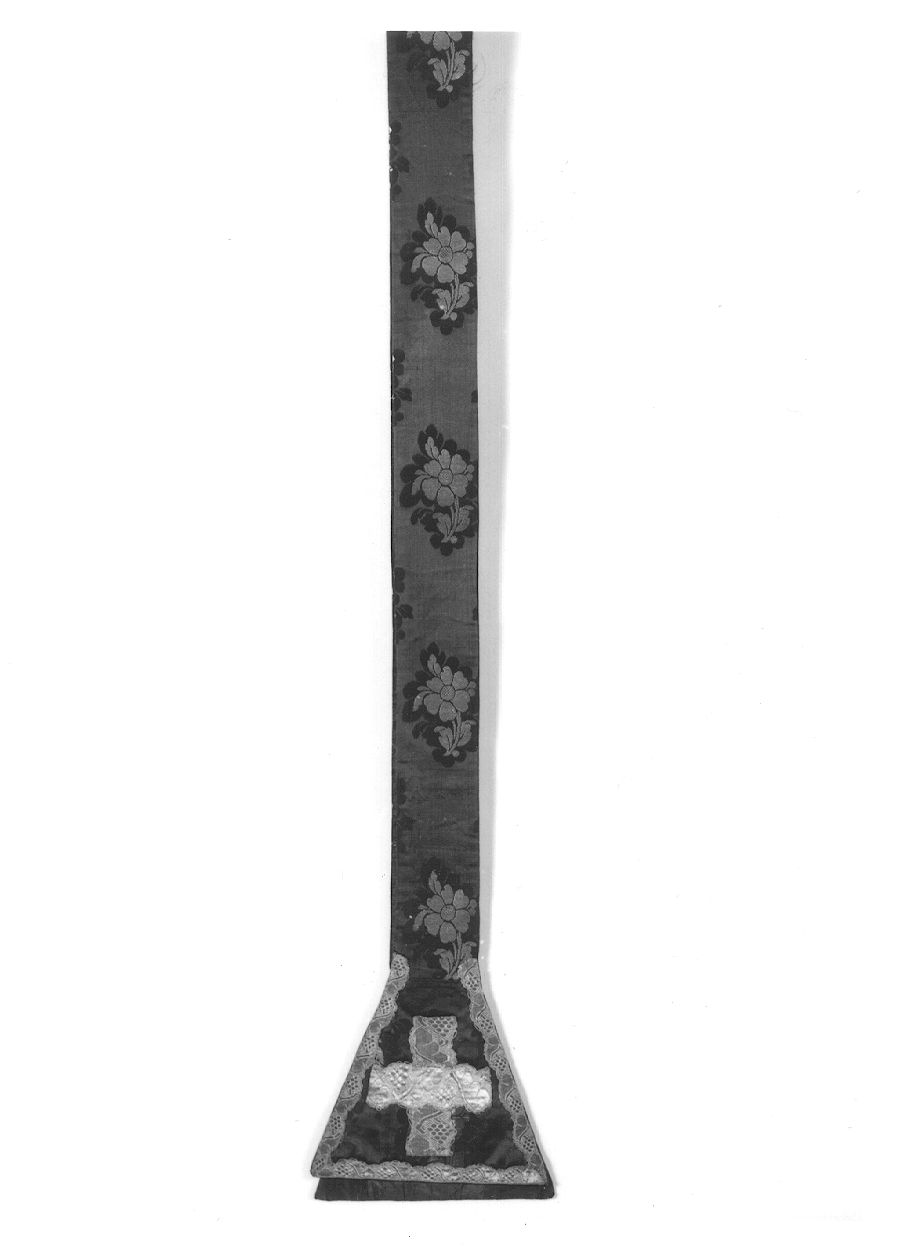 stola, elemento d'insieme - manifattura italiana (metà sec. XIX)