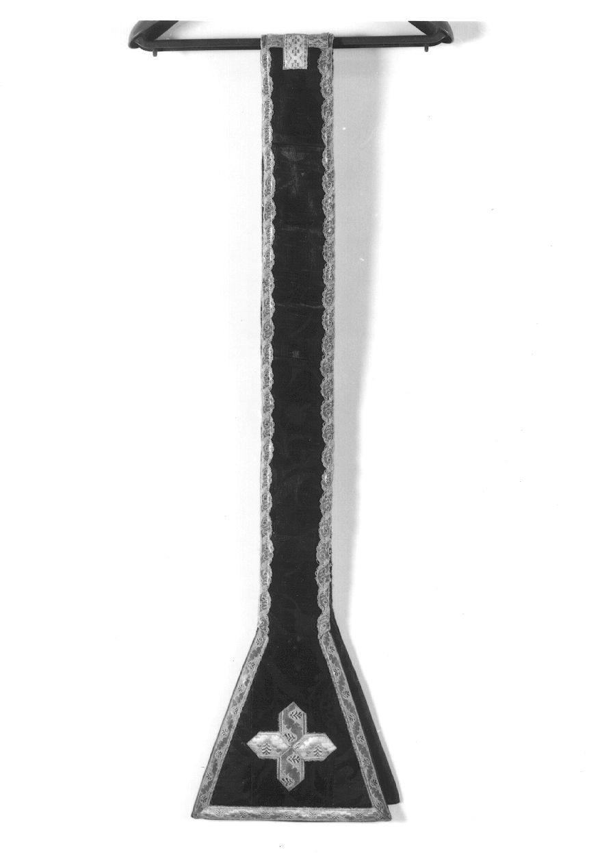 stola, elemento d'insieme - manifattura italiana (primo quarto sec. XX)