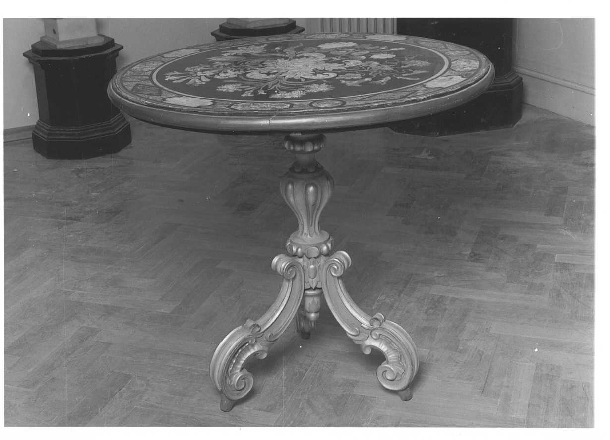 tavolo, opera isolata - produzione toscana (metà sec. XIX)