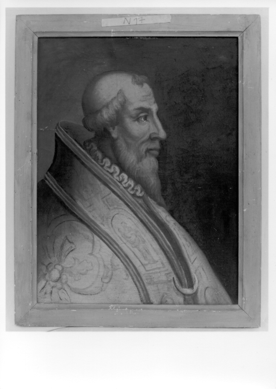 ritratto di pontefice (?) (dipinto, opera isolata) di Grassi Giovanni Battista (attribuito) (prima metà sec. XVIII)