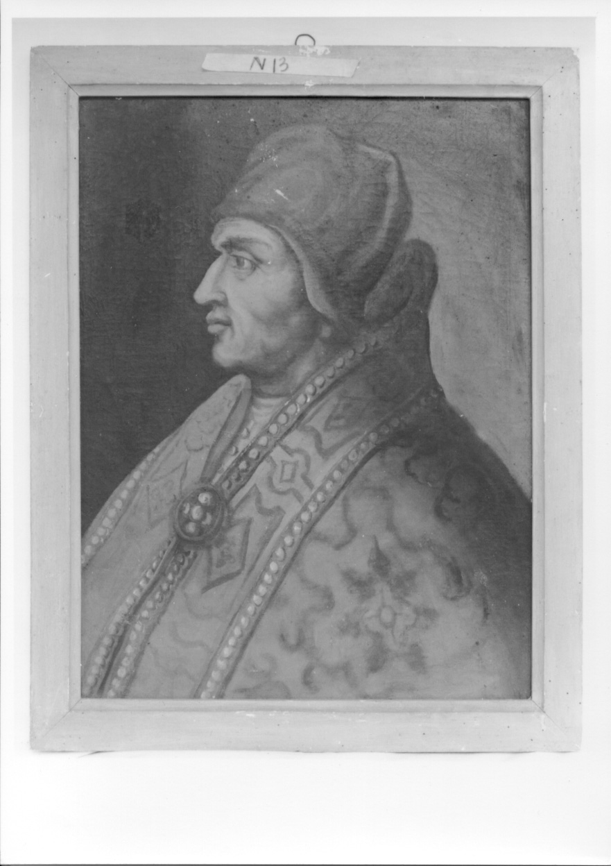 ritratto di pontefice (?) (dipinto, opera isolata) di Grassi Giovanni Battista (attribuito) (prima metà sec. XVIII)