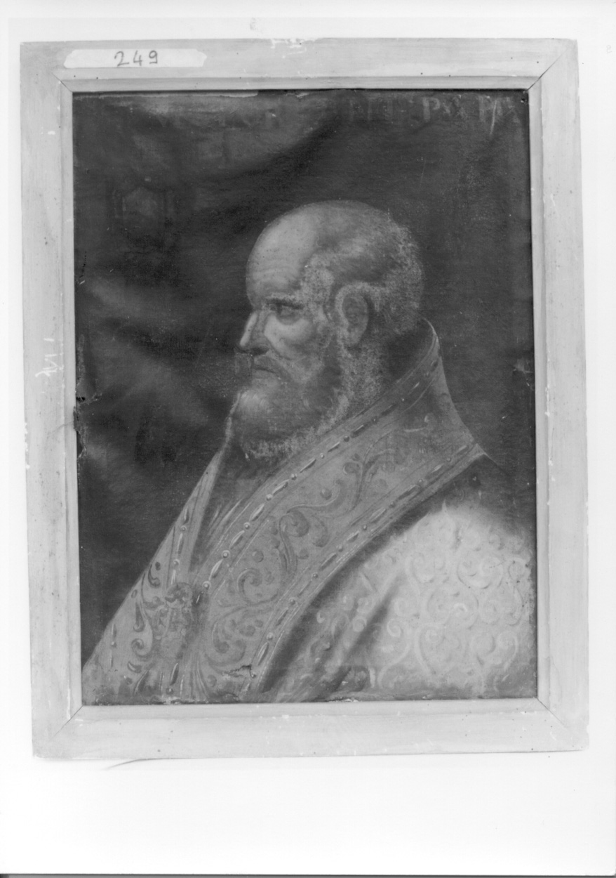 ritratto dell'antipapa Clemente (dipinto, opera isolata) di Grassi Giovanni Battista (attribuito) (prima metà sec. XVIII)