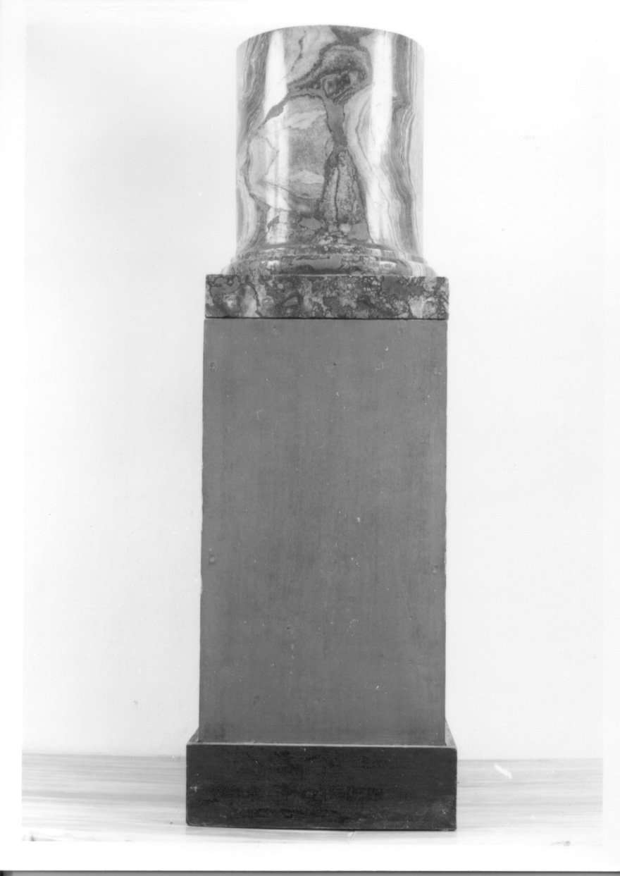 base di scultura, opera isolata - produzione piemontese (seconda metà sec. XIX)