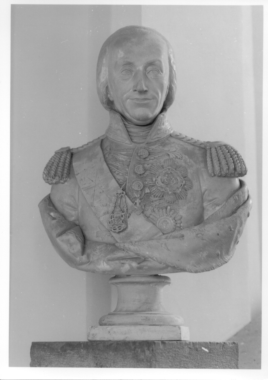 busto ritratto di Vittorio Emanuele I di Savoia (scultura, opera isolata) - bottega piemontese (primo quarto sec. XIX)