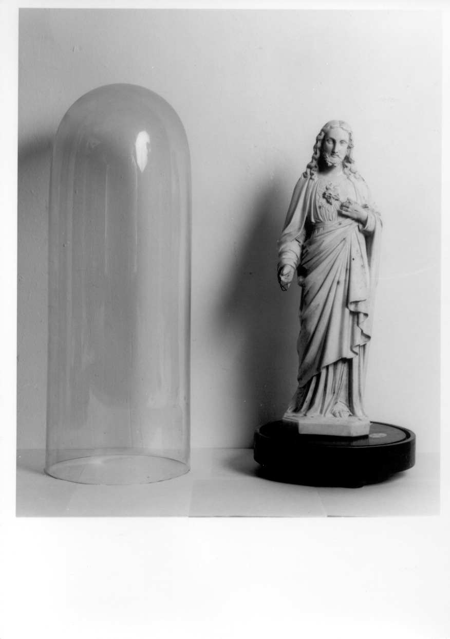 Sacro Cuore di Gesù (statuetta devozionale, opera isolata) - bottega parigina (fine/inizio secc. XIX/ XX)