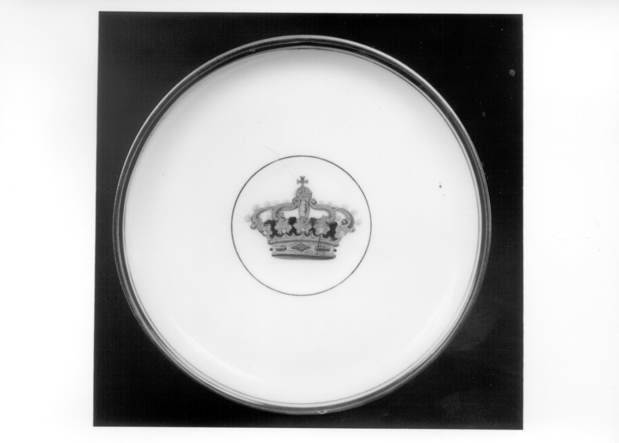 piattino da caffè, serie di Richard Ginori Società Ceramica (ultimo quarto sec. XIX)