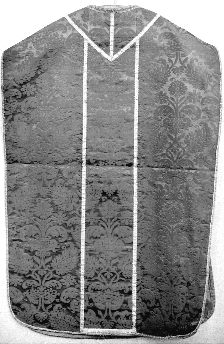 pianeta, elemento d'insieme - manifattura italiana (seconda metà sec. XVI)