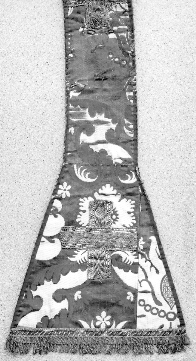 manipolo, elemento d'insieme - manifattura italiana (metà sec. XVII)