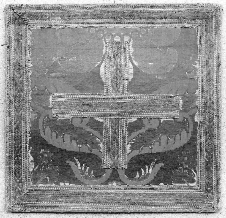 borsa, elemento d'insieme - manifattura italiana (metà sec. XVII)