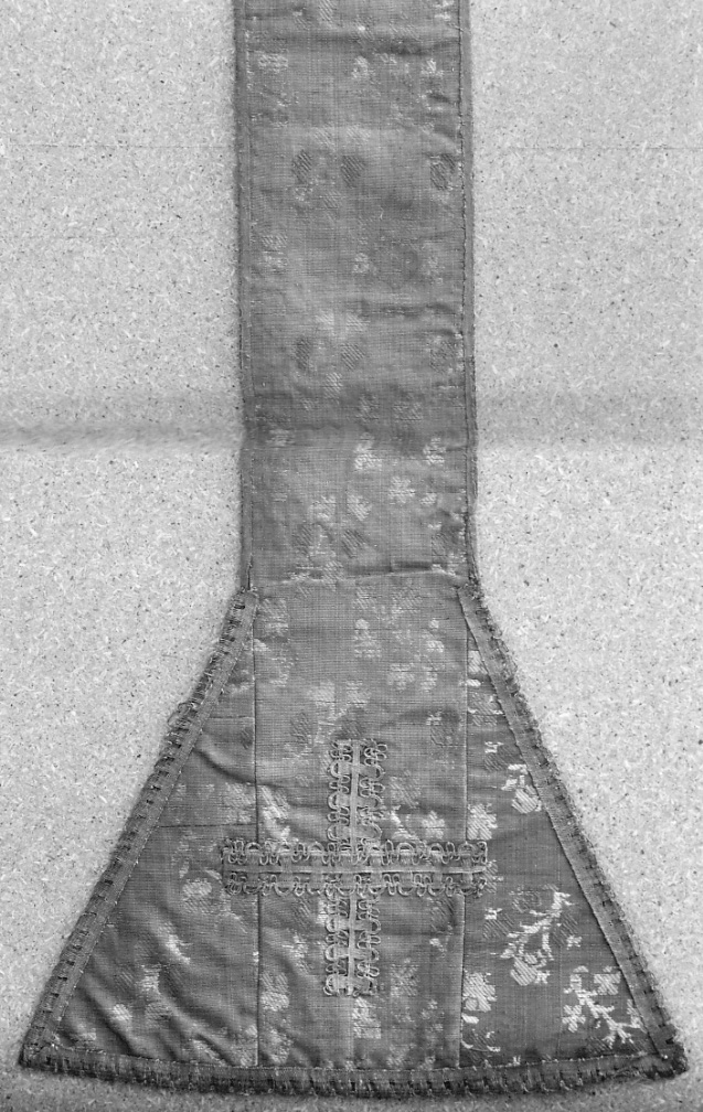 stola, elemento d'insieme - manifattura italiana (primo quarto sec. XVII)