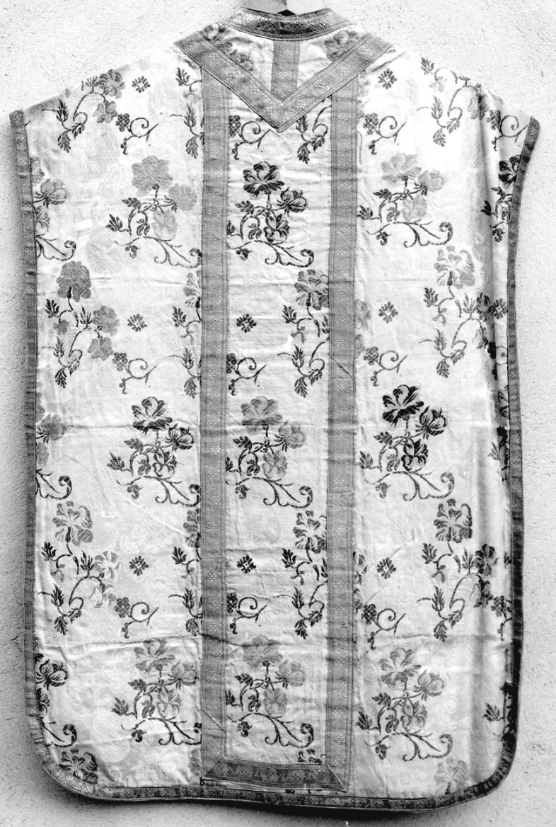 paramento liturgico, insieme - manifattura italiana (ultimo quarto sec. XVII)