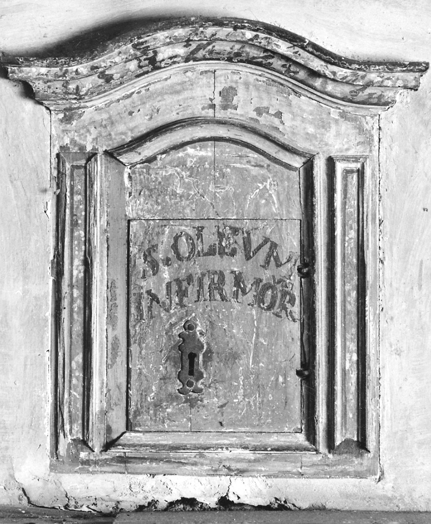 armadietto per oli santi, opera isolata - bottega della Valsesia (prima metà sec. XVII)