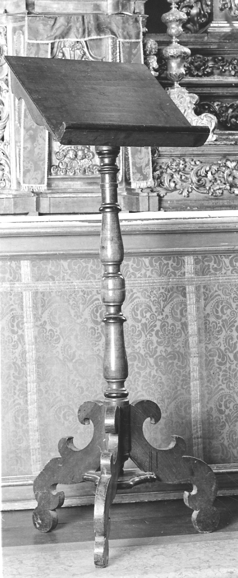 leggio, opera isolata - bottega della Valsesia (sec. XVIII)