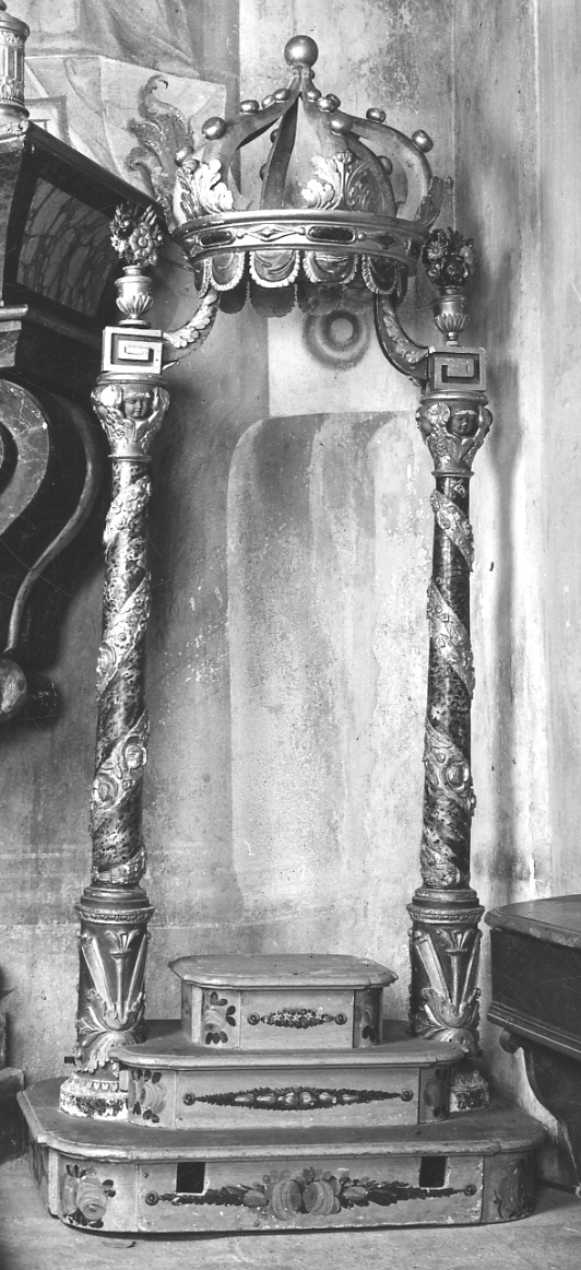 portantina, opera isolata - bottega piemontese (primo quarto sec. XIX)