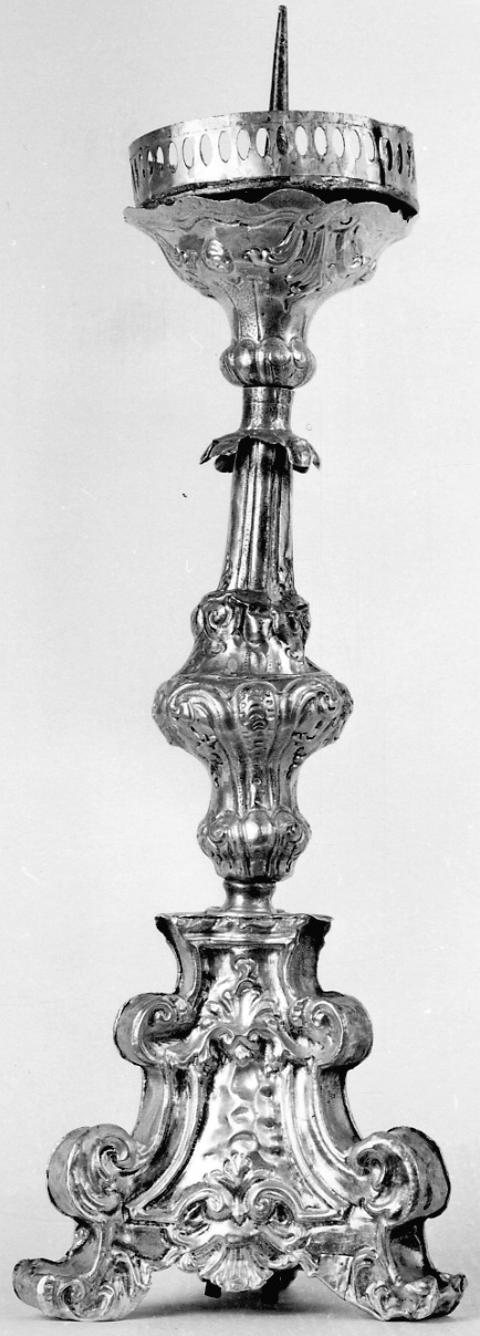 candeliere, serie - bottega lombardo-piemontese (prima metà sec. XVIII)