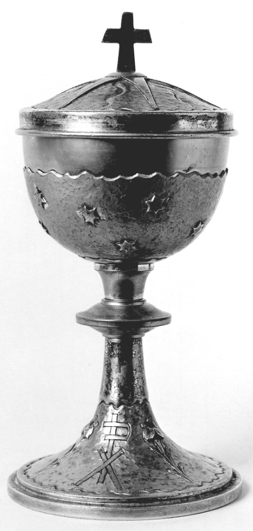 pisside, opera isolata - bottega lombardo-piemontese (primo quarto sec. XX)